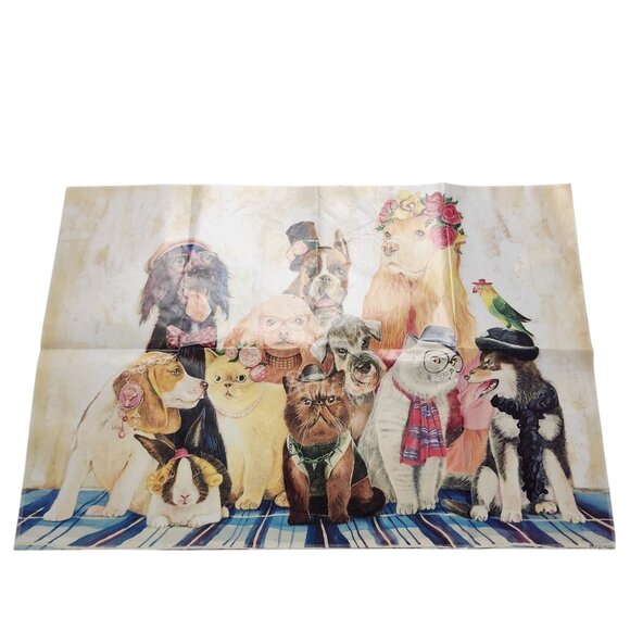 Two 1000 Pieces Large Puzzles Pretty Dogs and Coffee Cafe Scene Rolife - Picture 3 of 10